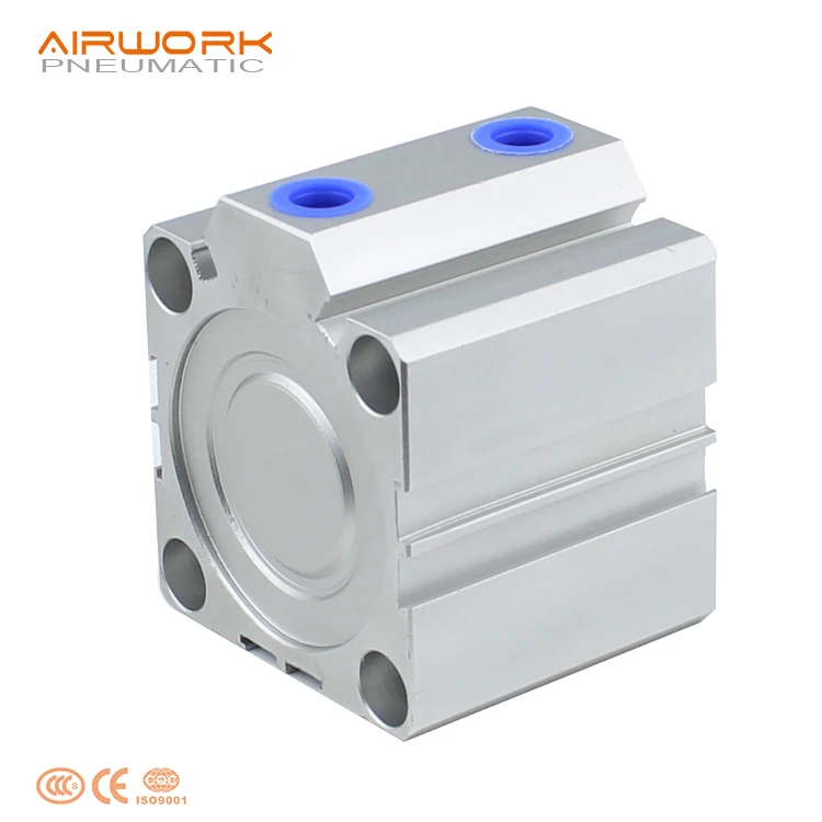 STA  airtec pneumatic slim compact compressed single acting aluminum air cylinder