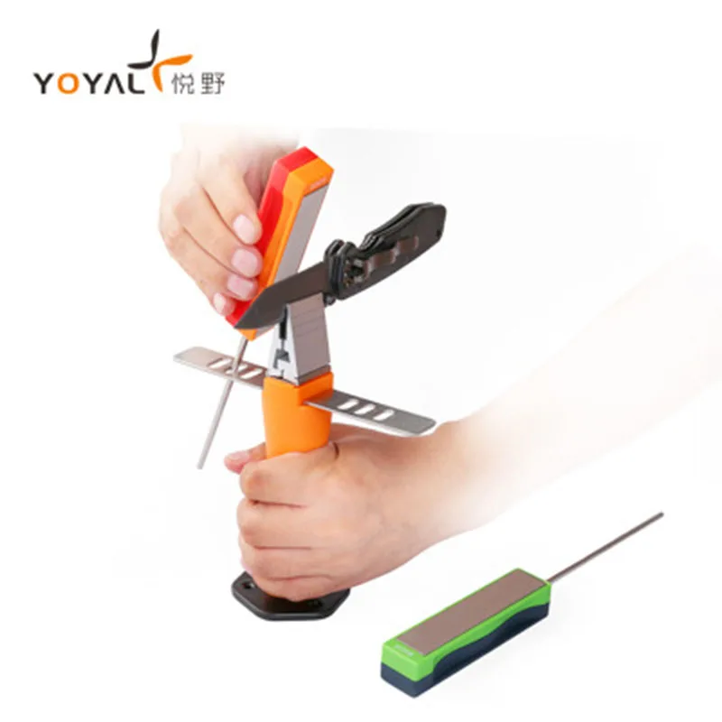 TY1811 Fixed Angle Kitchen Knife Whetstone sharpening Stone Sharpener Set Package System With Nylon bag