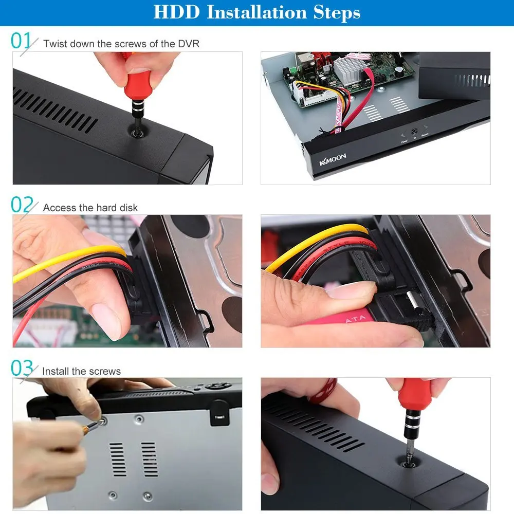 
8CH 2MP 1080P TVI CVI AHD IP HD CCTV 1080N 5 in 1 XVR AHD DVR 