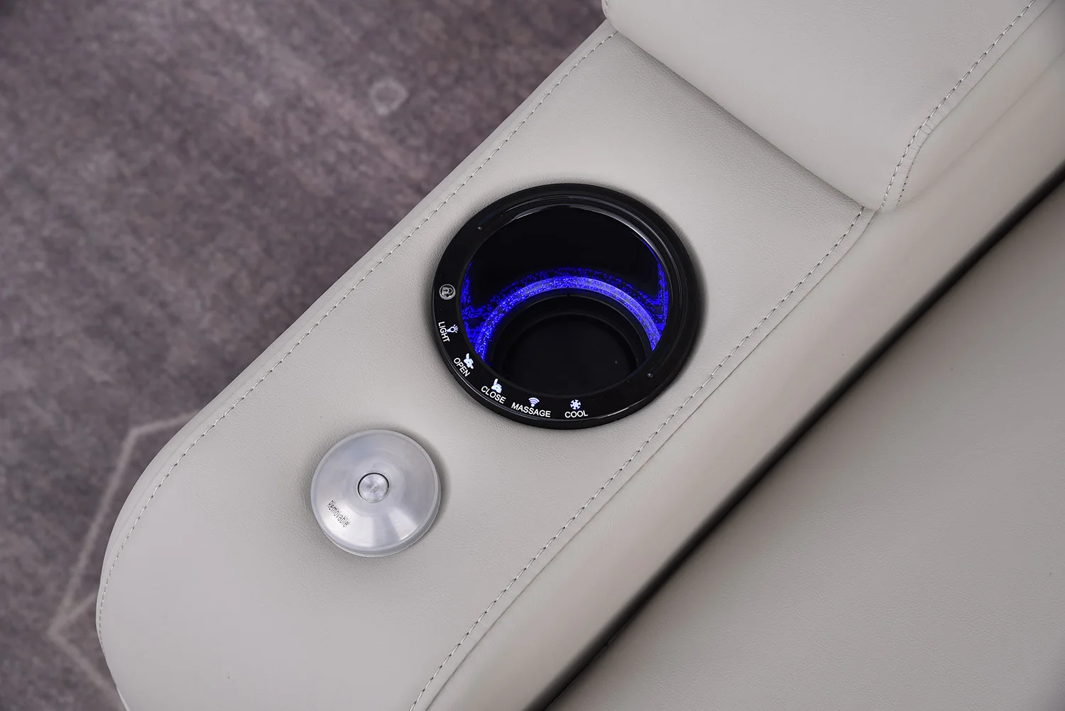 Living Room Power Leather Home Theater Recliner Sofa Set Reclinable Sofas Reclining Sofa Chair With Coffee Table