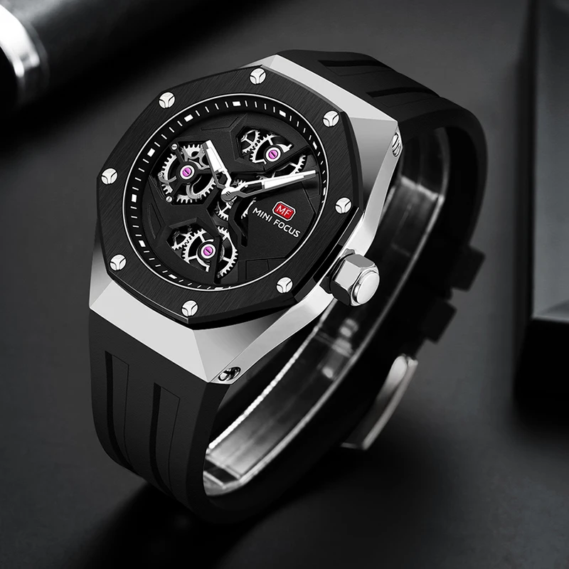 2022 famous brand watches luxury silicone wristwatch waterproof reloj mini focus japan quartz movement fashion men wrist watch