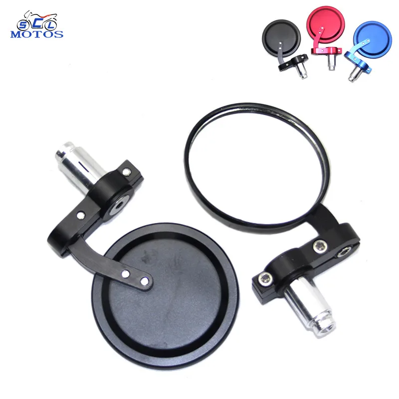 Universal CNC Aluminum Motorcycle Mirror Cafe Racer Rearview mirror Dirt Bike