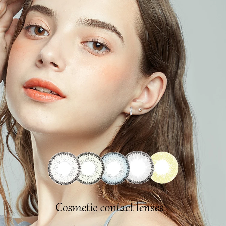 NOVMAS 14.2mm Fashion Elite Lentes De Contacto Color Wholesale Eye Color Lens 1 Year Soft Coloured Contact Lenses