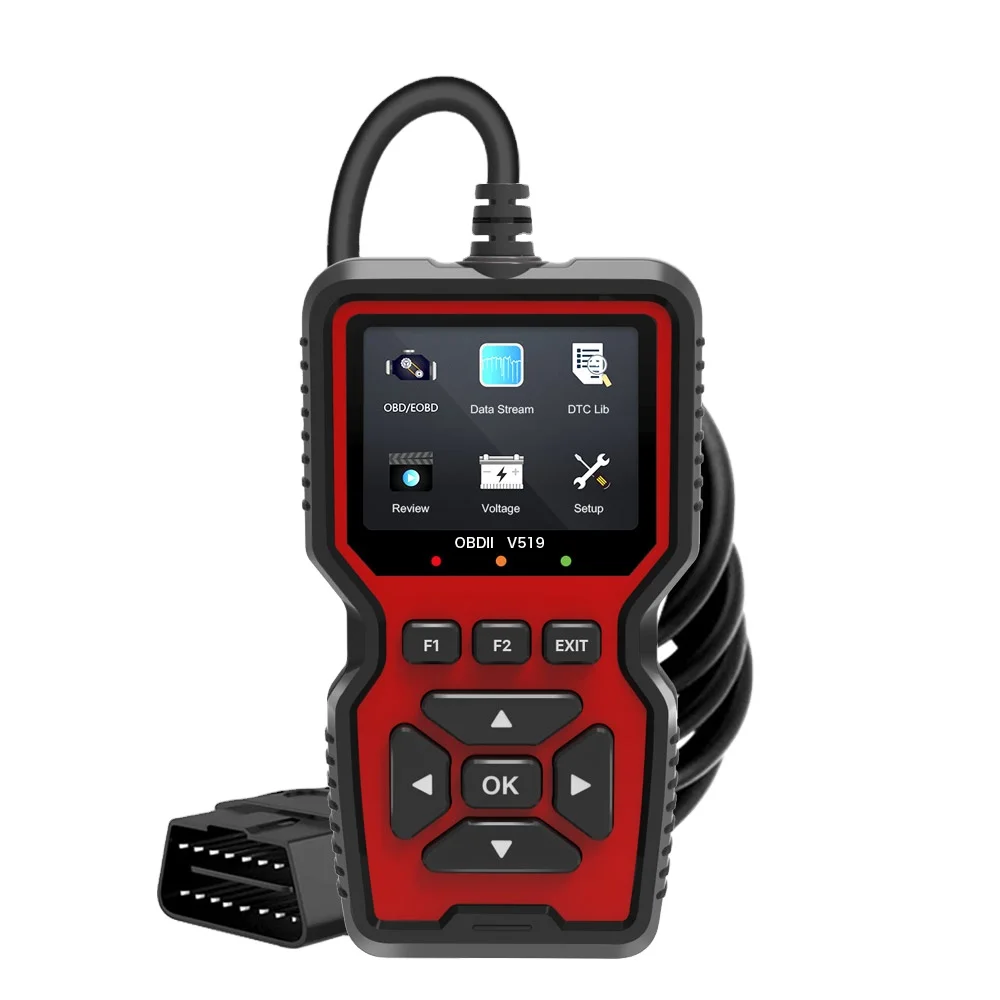 V519 Scanner Color Screen Supported 10 Language for Cars Failuresdetector Diagnostic 2023 Upgraded Professional Scanner