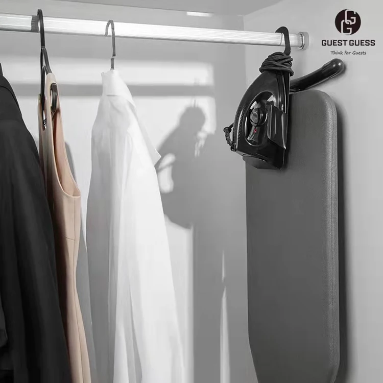Professional Customized Patented Design Stylish Black Grey Color 360 Degree Rotatable Organizer Hotel Ironing Board