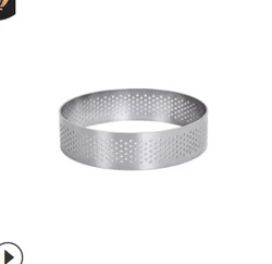 Инструмент для выпечки 304 кольцо для Мусса из нержавеющей стали с круглым отверстием французская башня кольцо для торта сыра tart кольцо