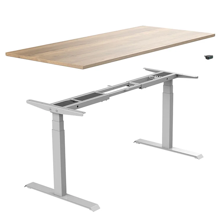 Richmat cheap computer smart electric height adjustable work table sit stand up desk frame with dual motor