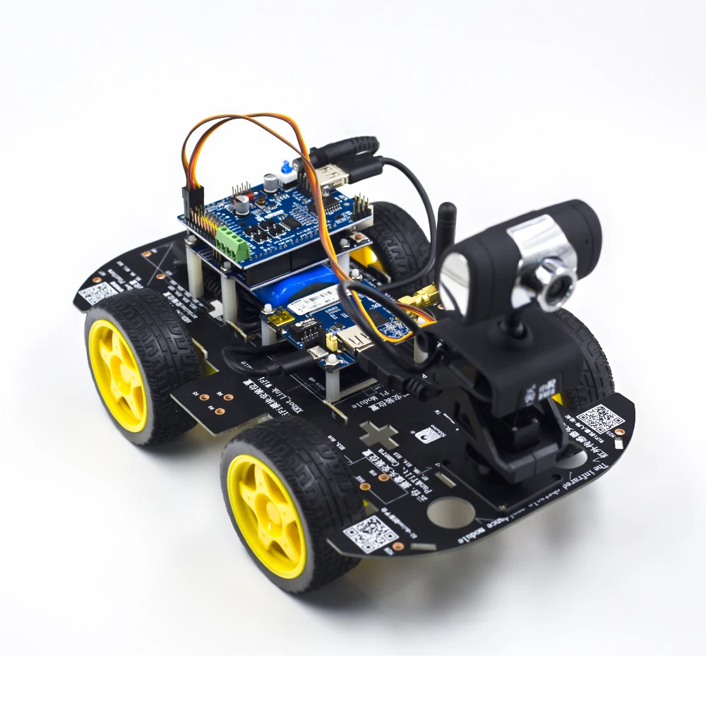 4WD Robot Car with WiFi Smart Car Programmable Robot Wireless Remote Control Monitoring TUTORIAL Compatible With Arduino IDE