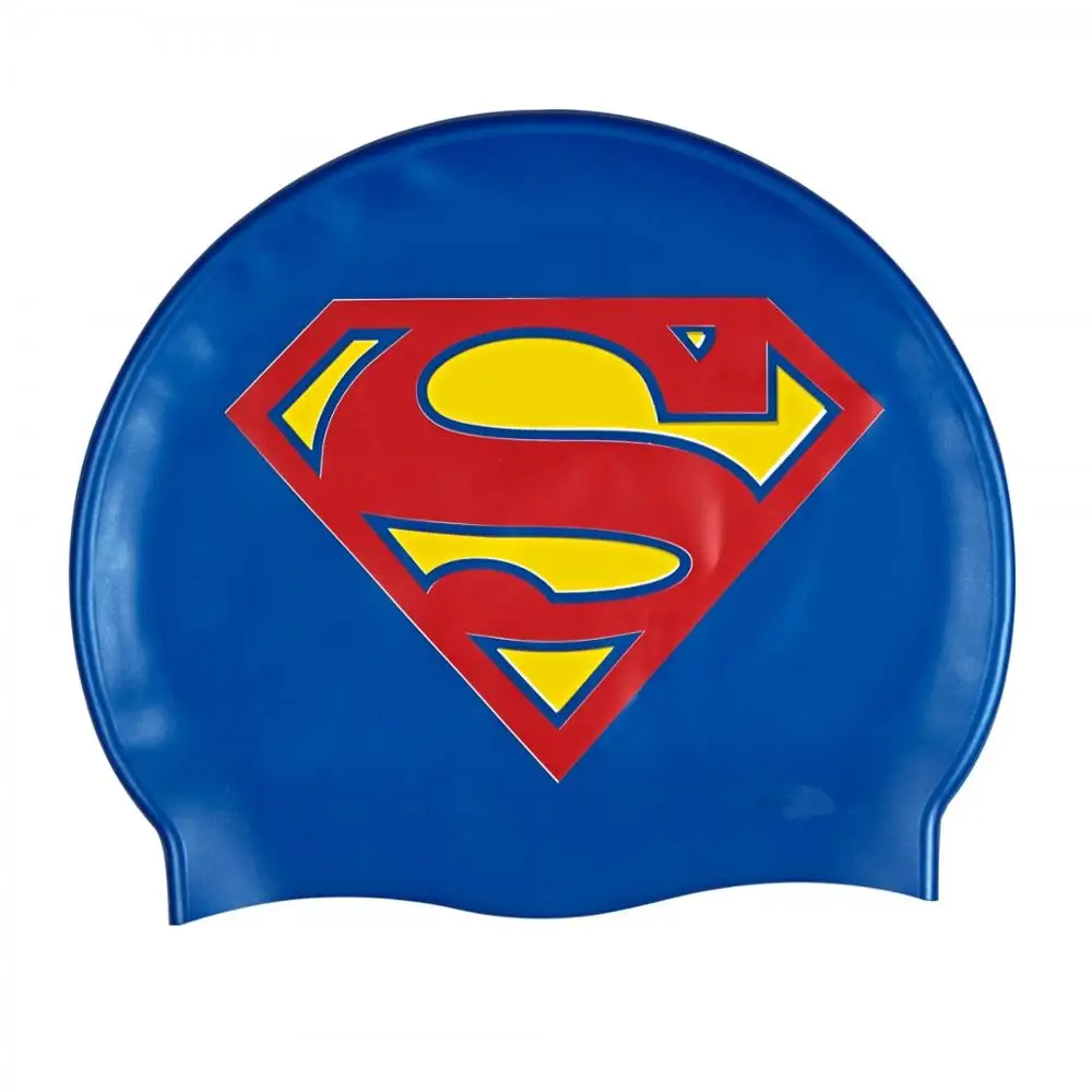 Custom logo printing on both sides big size 60gsm  Silicone 21cm *24cm  skye blue Swim hat head cover