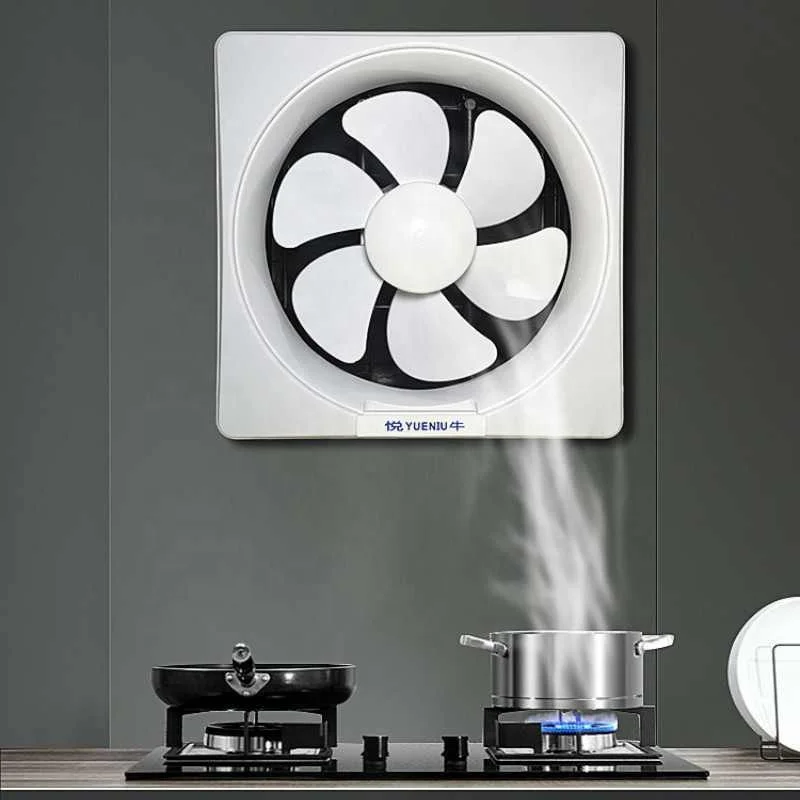 Ventilation Fan 6 8 Inch 10 Inch Exhaust Wall Exhaust Kitchen Powerful Household Silent Bathroom Window Exhaust Fan