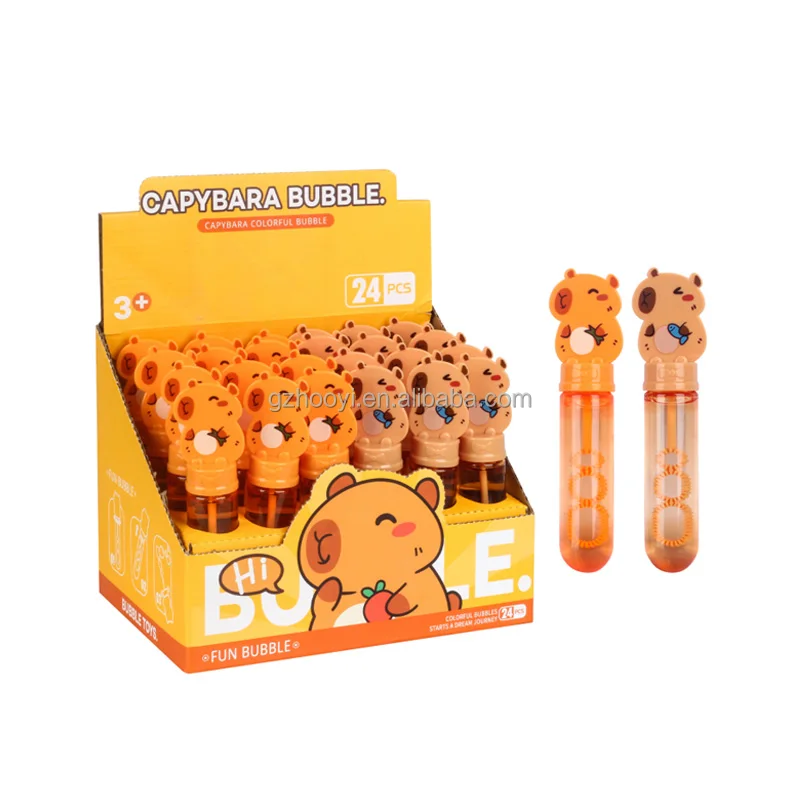 Mini Bubble Toy Plastic Bubble Wand Cute Frog Bubble Stick Solution 5ml Cheap Toys Wholesale