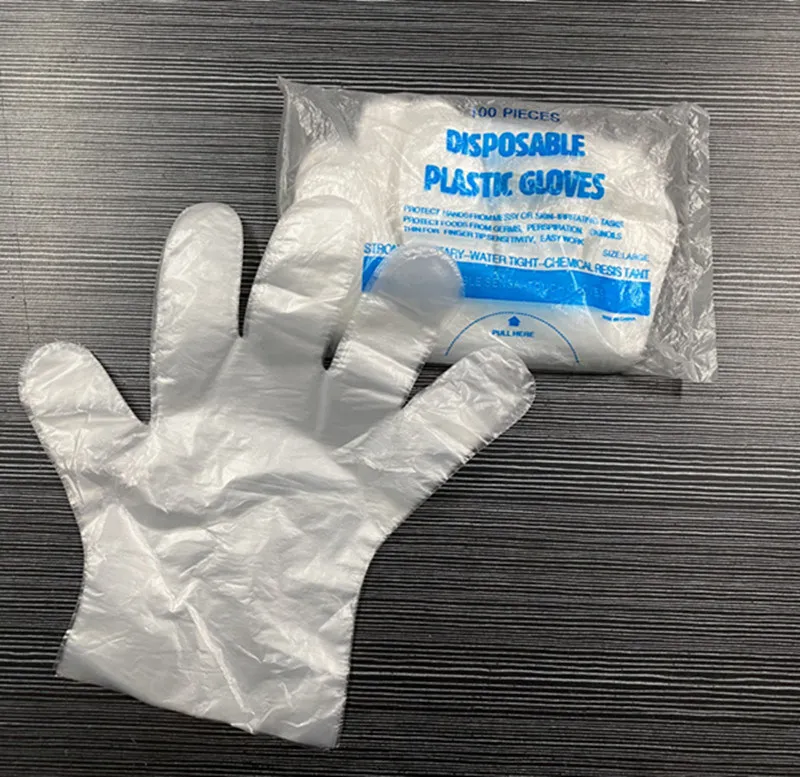 Factory Direct Selling Disposable Plastic Food Gloves Plastic Gloves Cook Low Cost Disposable Pe Gloves