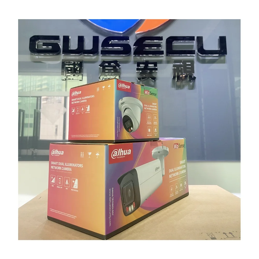 IPC-HFW2849T-AS-IL IP67 Outdoor Dual Light Audio built-in Mic Smart AI Vehicle Human Detection Dahua 8mp ip camera 4k full color