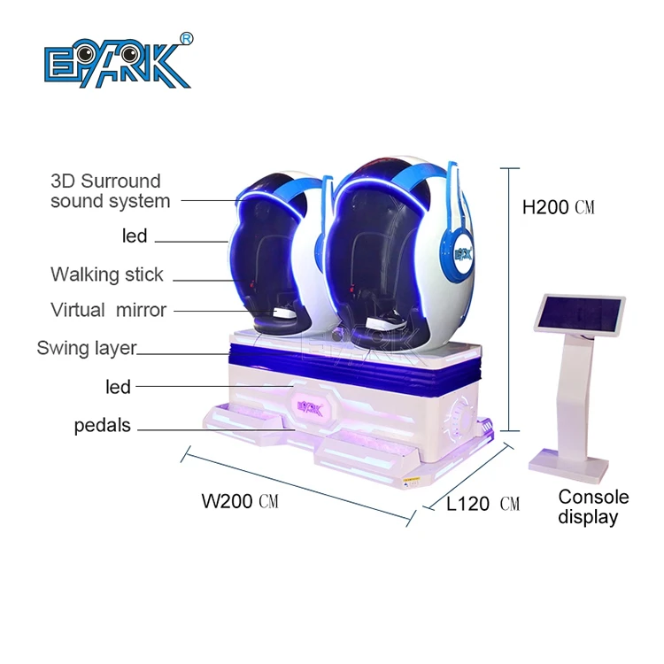 Virtual reality game simulator 9d vr cinema adult mechanical games for sale