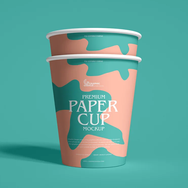 Disposable japanese tea cup saucer cheap paper cup