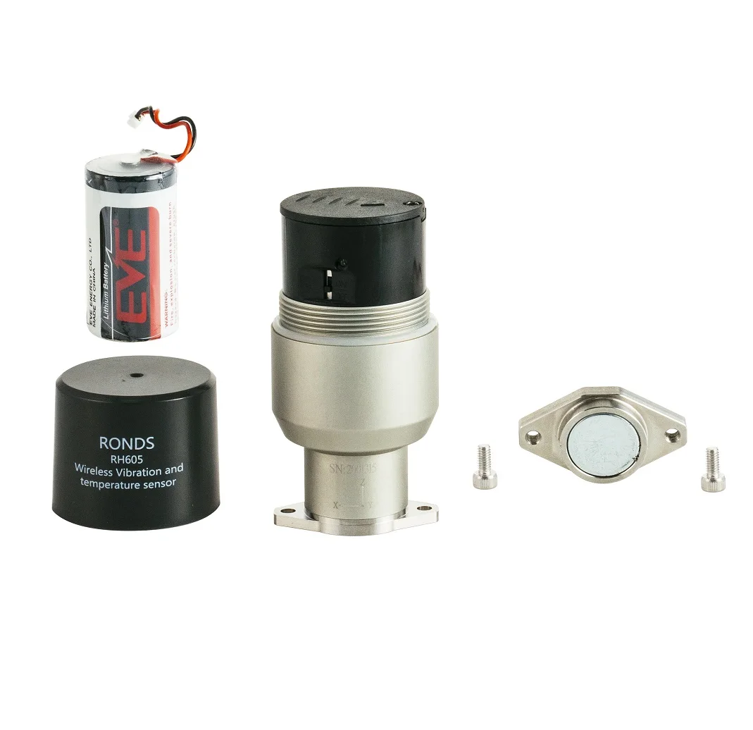 Китай RONDS RH605 пьезо-mems беспроводной вибрационный датчик для мониторинговых машин