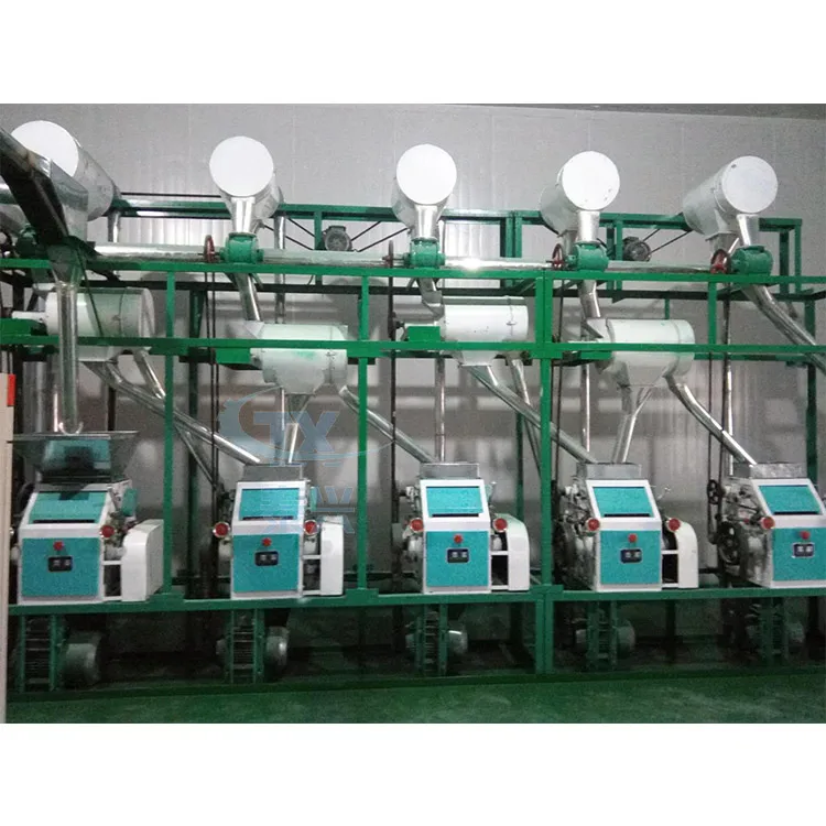 20 Ton Per Day Wheat Flour Milling Machine Electric Flour Mill