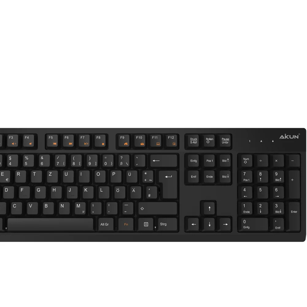 Wired office Keyboard KB251 without light  full-size Ultra thin  multimedia Keyboard use for home office