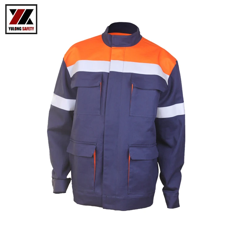 C/N 88/12 Dark Blue Waterproof Workwear Flame Retardant Anti-static Jackets