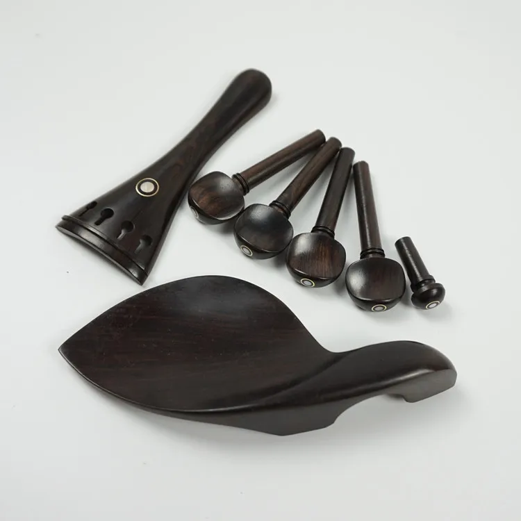 china ebony  violin with ebony pegs and ebony tailpiece