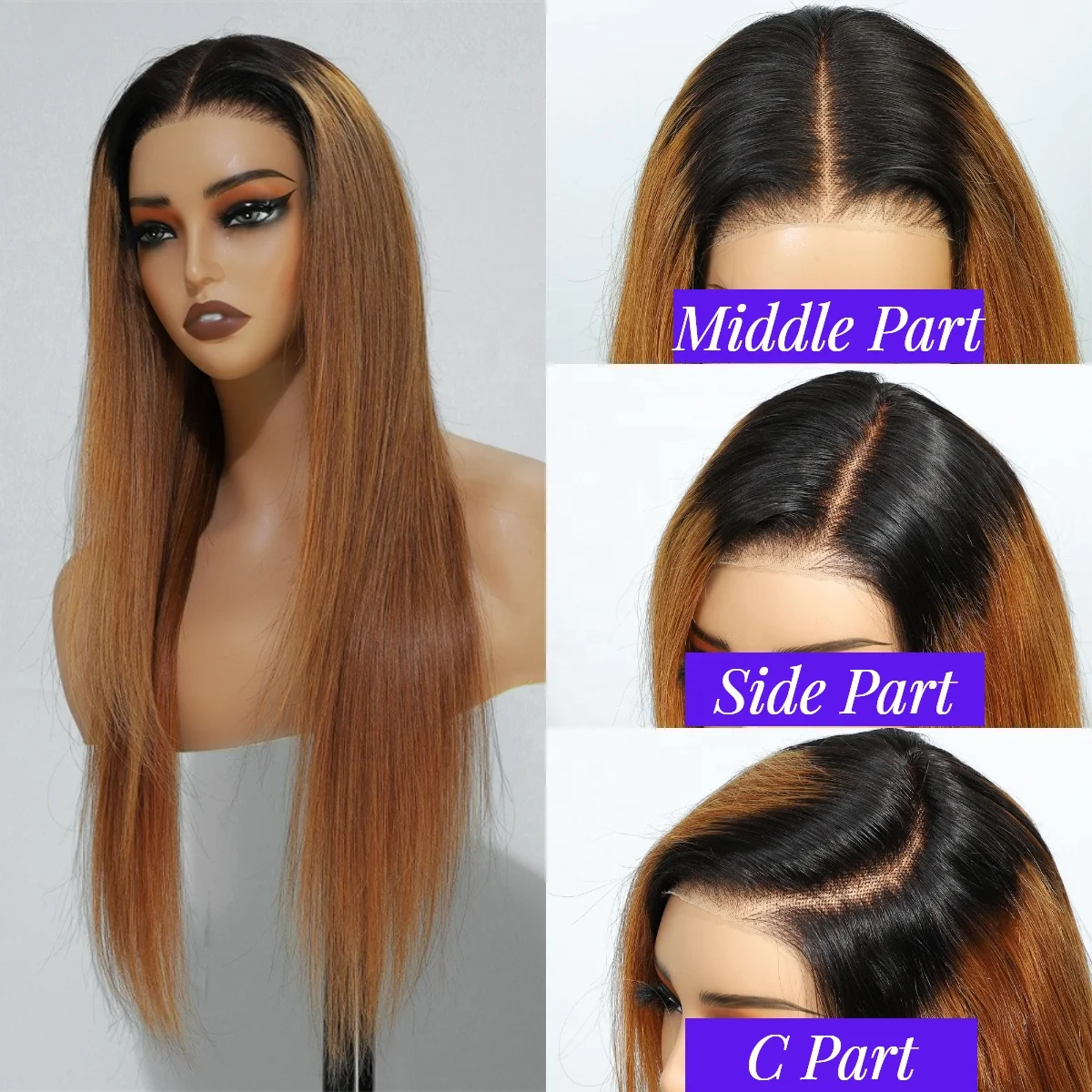 Raw Indian Hair 7x5 Pre Bleached Pre Plucked Hairline Glueless Full HD Lace Wigs,Pre Cut Lace Wear And Go Human Hair Wigs