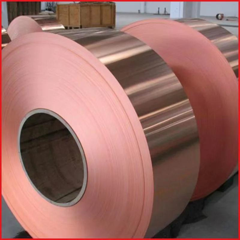 Катушка из красной меди 0 01 мм-1 мм толщина ASTM C22000 C2200 C17200 C17300 H62 H65 катушка бериллиевой