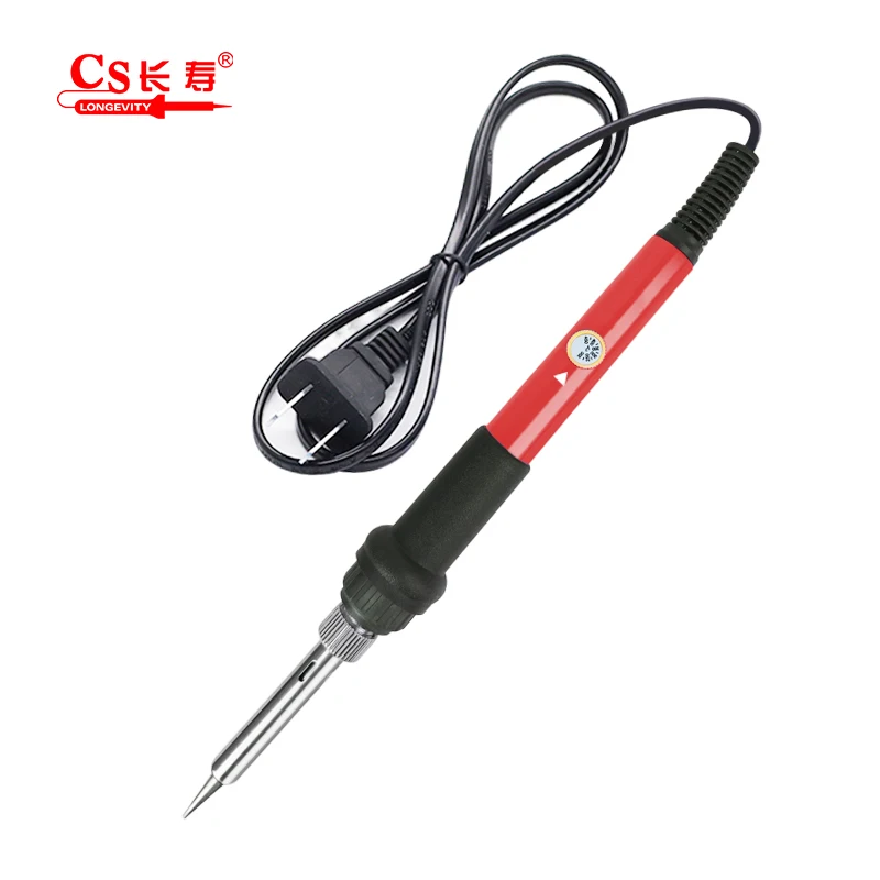 OEM&ODM high power 220v 60w temperature adjust soldering iron for threaded inserts