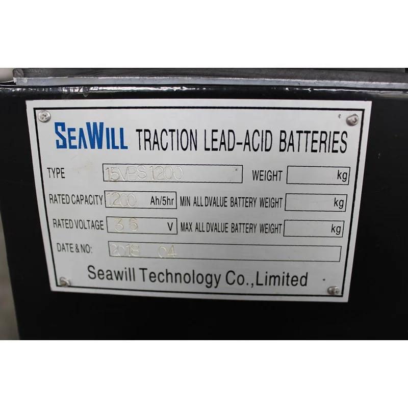 36 volt forklift battery prices 36v 15VBS1200/36V 1200Ah VBS forklift battery