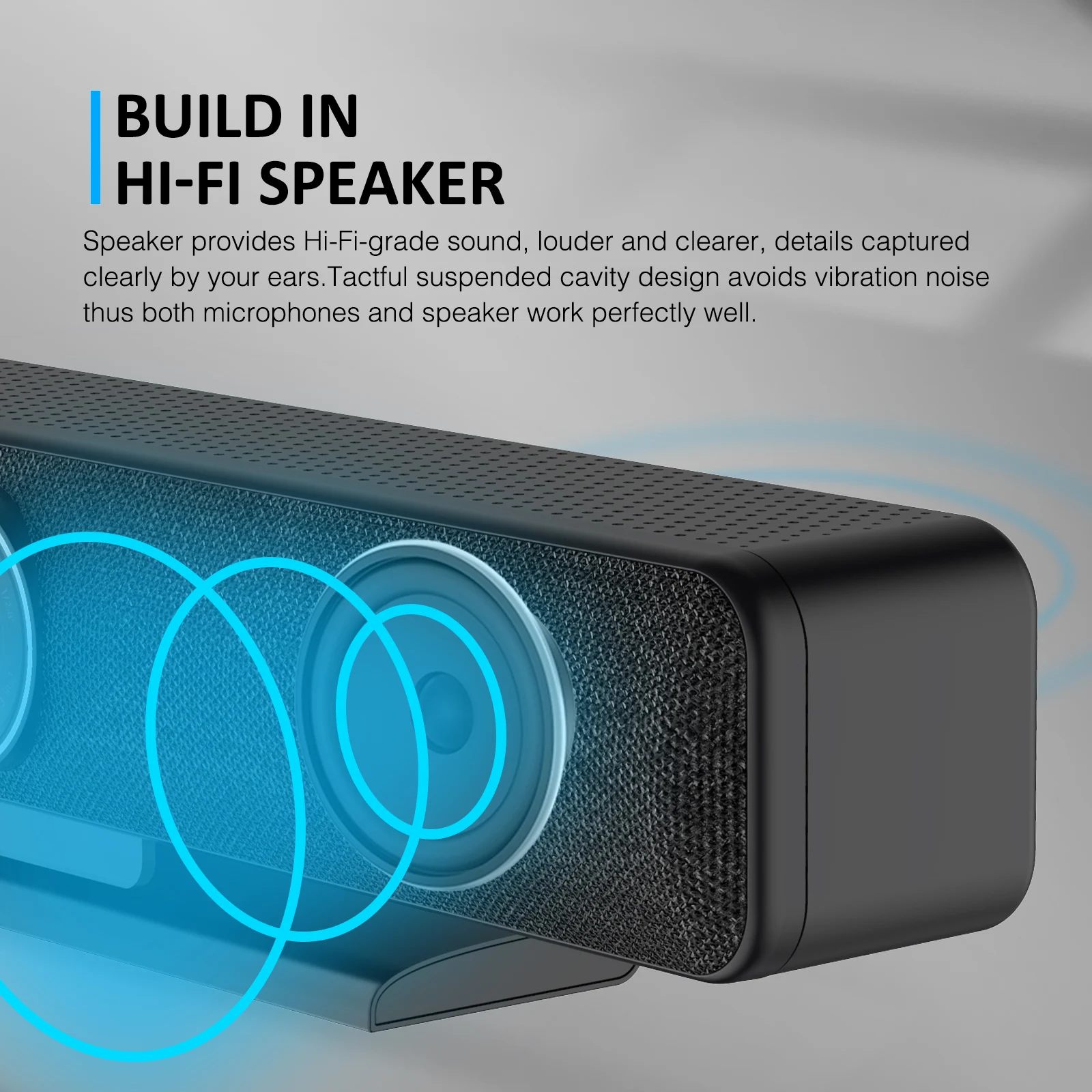 Zoom meeting  Auto tracking 116 degree video conference room cameras with microphone and conference speaker for medium rooms