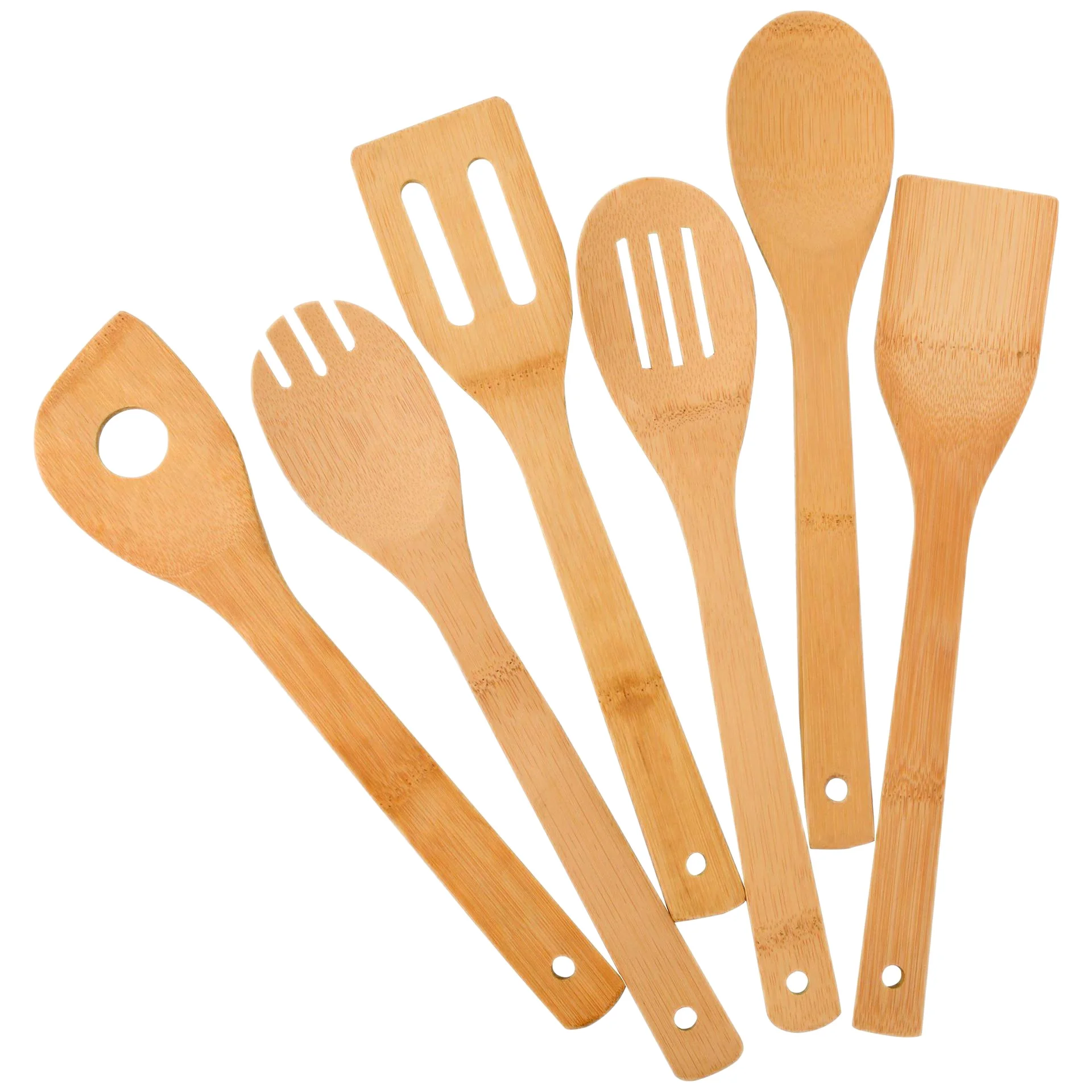 Kitchen Cooking Utensils Set,Bamboo Spoons & Spatula Kitchen Cooking Tools