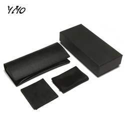 Super Hot Customized Logo Eyeglasses Box Retro Vintage Glasses Pouches PU Eyewear Bag Leather  Custom Packaging Sunglasses Case