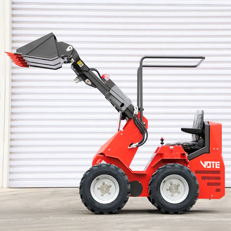 Free Shipping Mini Skid Steer Diesel Loader Cheap Wheel Loader Minicargador EPA Engine Compact Skid Steer Loader