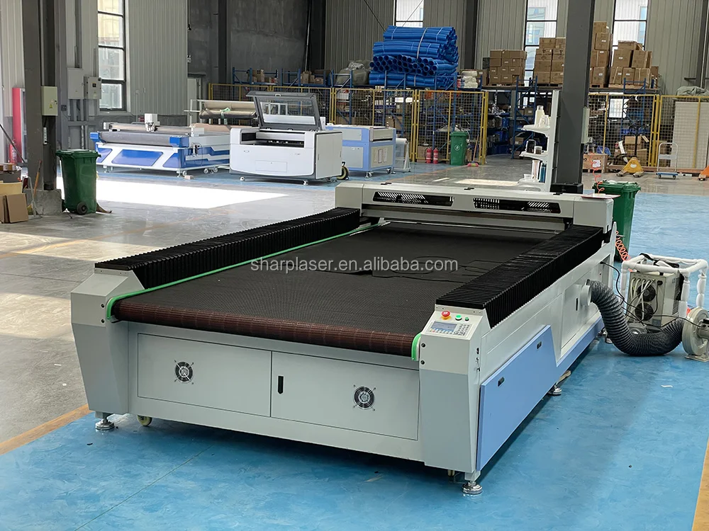industrial continous nylon fabric hypalon fabric laser cutting machine for cloth