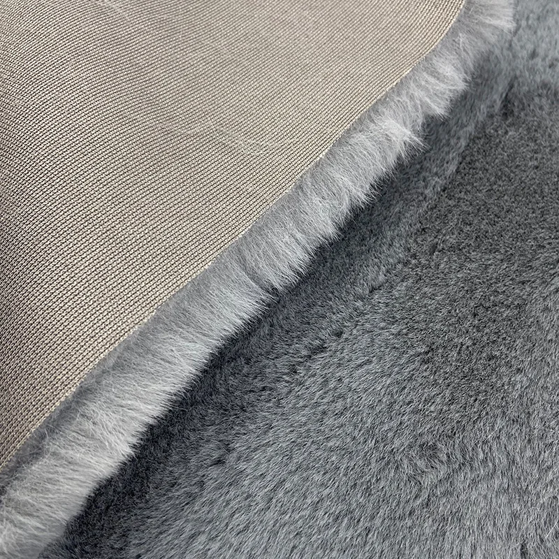 Recycle super soft soft 10mm 15mm 20mm polyester recycled faux fur material rabbit artificial fur fabric for garments/toy/sofa