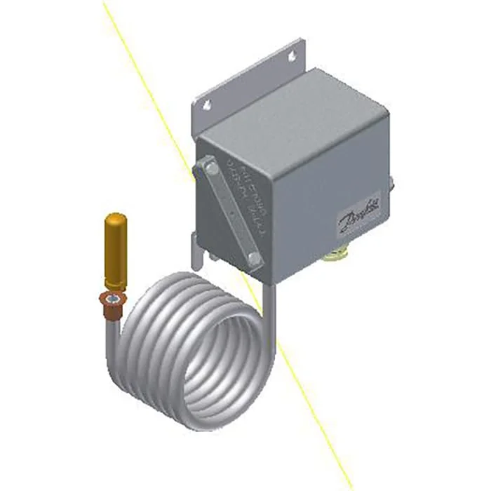 New and Original Danfoss 060L310166 Temperature Switch type KPS77 68-140F 5.4-25.2F Differential Armored Sensor Good Price