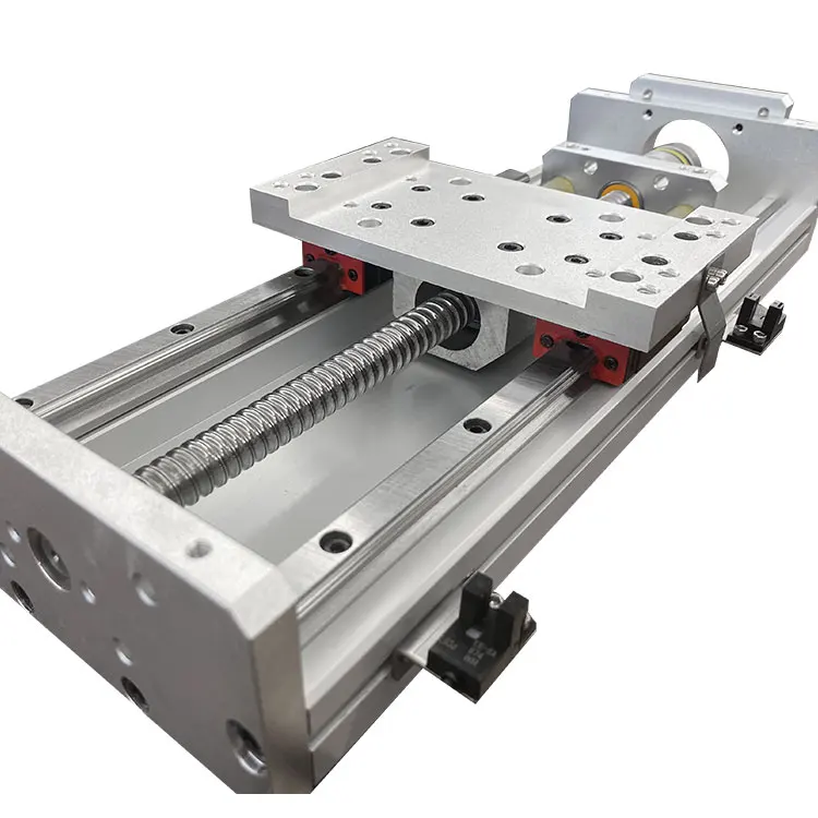 Precision guide rail ball screw Single Slider linear guide electric sliding table  XY cross sliding table LYKR150-3RD-200mm