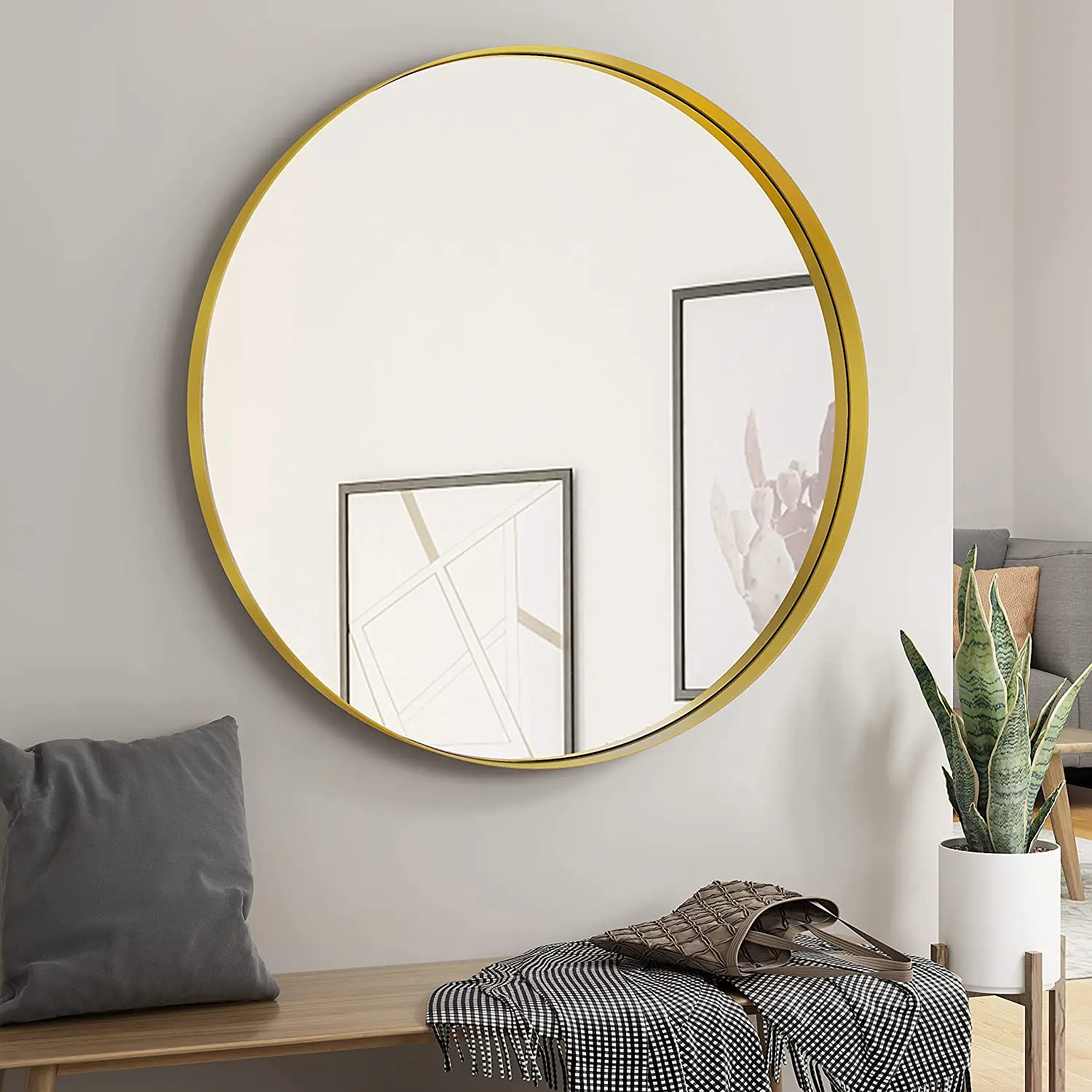 Bathroom Cabinet Mirror Round Wall Mirror With Shelf Mirror Hanging Wall Wash Face