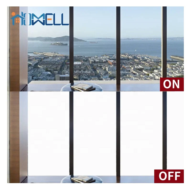 Умная стеклянная пленка переключаемая умное оконное стекло PDLC белая защитное