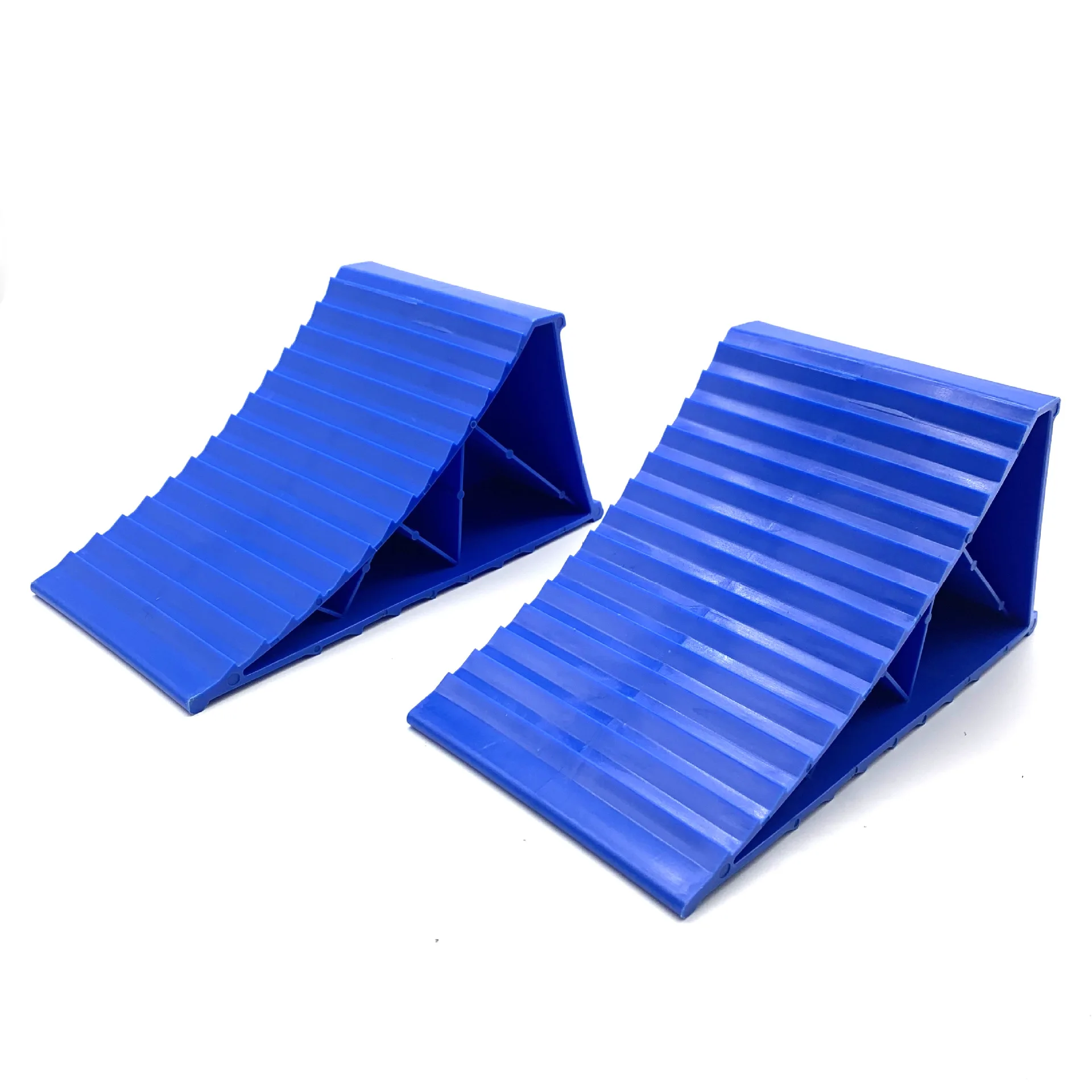 Mini plastic wheel stop triangle wood yellow parking block RV