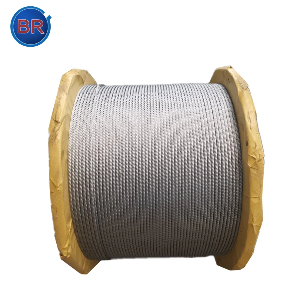 Factory Price Hot Dipped High Quality 6*19 Galvanized Steel Wire Rope 12mm 16mm For Rigging Rope