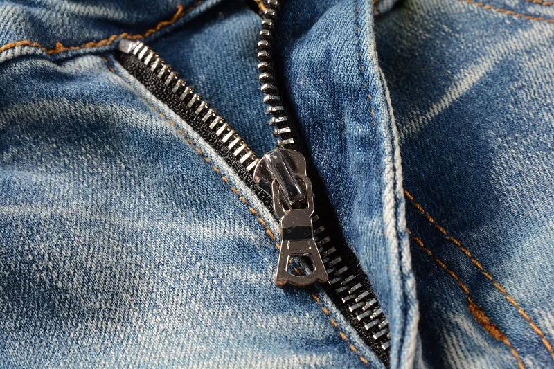 Rts For 825 Dropshipping high street tapered wholesale mens ripped jeans