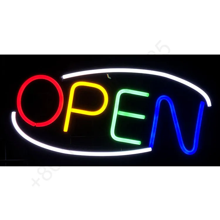 Factory Indoor Decoration Neon Led Store Open Sign Acrylic Neon Led Open Sign