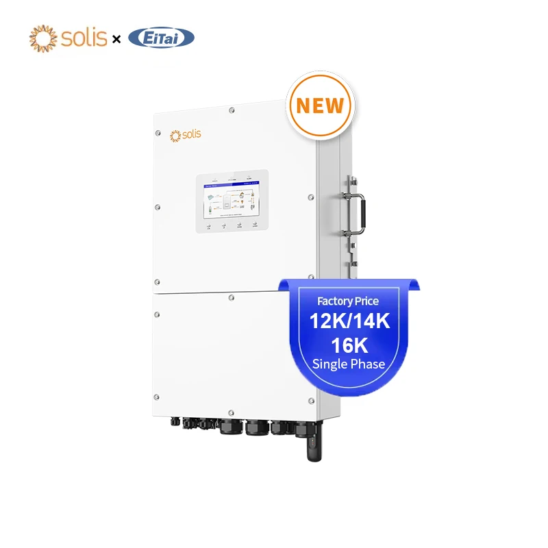 Solis 12Kw 14Kw 16Kw Single Phase Hybrid Lv Energy Storage Invertor Price Home Eu 12Kva Solar Inverter