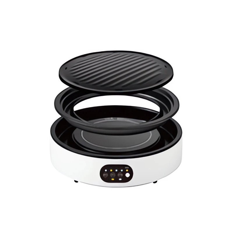 1500W/2000W Household High Power Detachable Heating Electric Grill Food Pan infrared Round Multi Electric Ceramic Cooker