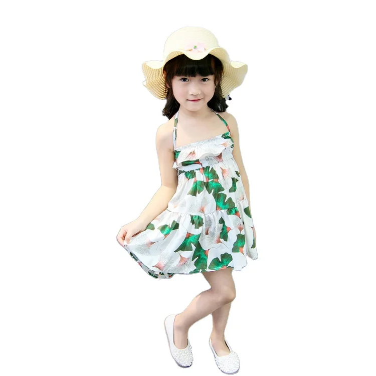 New design 2022 3 year old girls clothes european dress summer children girl sundress elegant casual dresses high quality