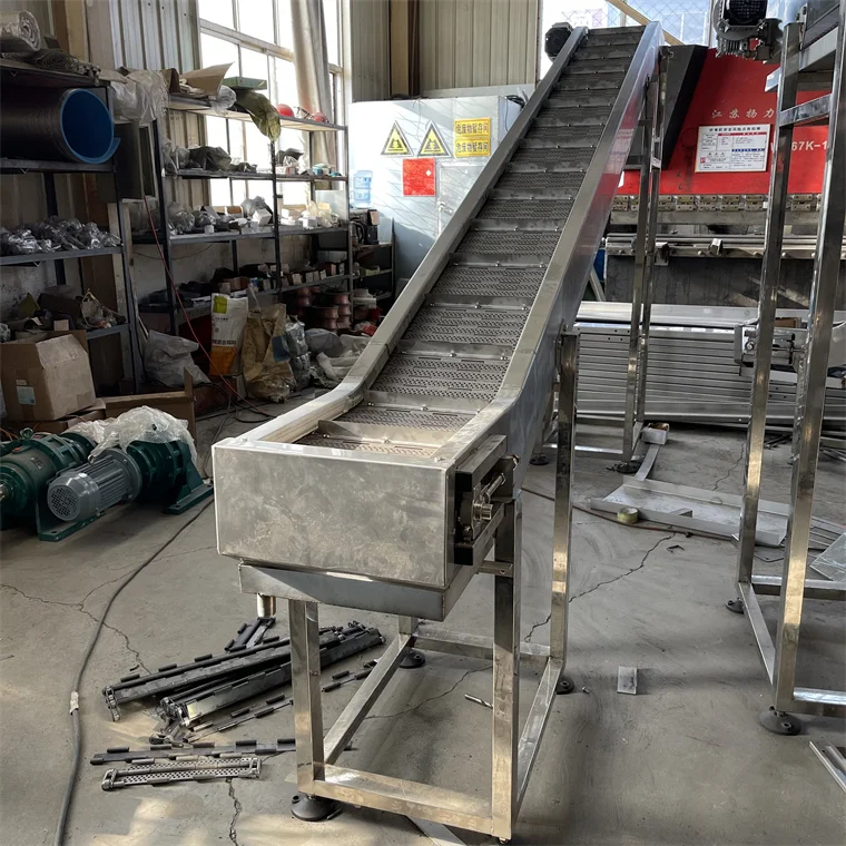stainless steel  chain plate elevator  food conveyor