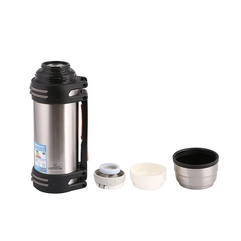 travel pot 2.5 Liter large capacity stainless steel travel pot thermal insulation travel kettle outdoor vacuum water bottle