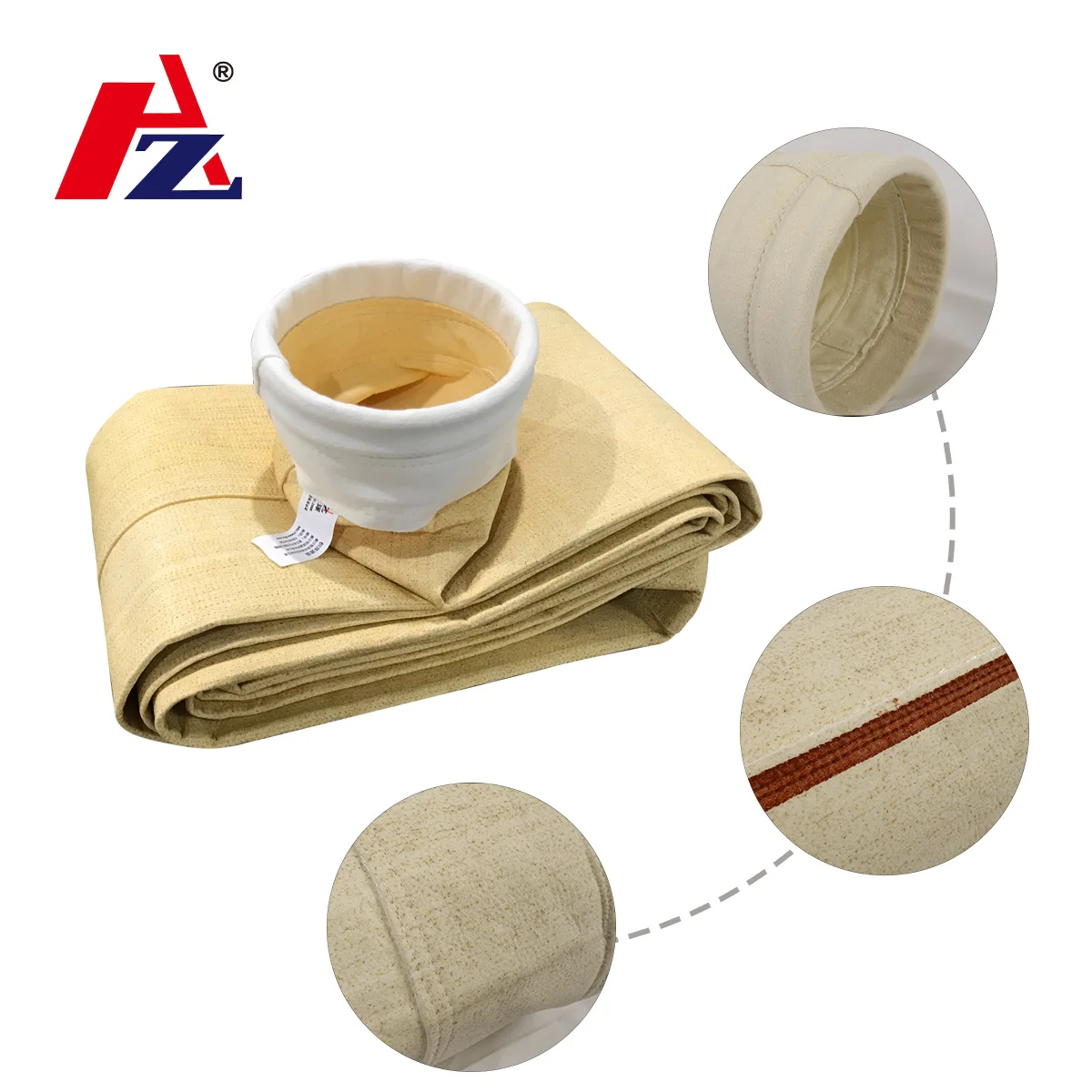 Aramid/Nomex Dust needle filter Bag Filter Fabric rolls industry High Temperature Non-woven Needle Felt PPS