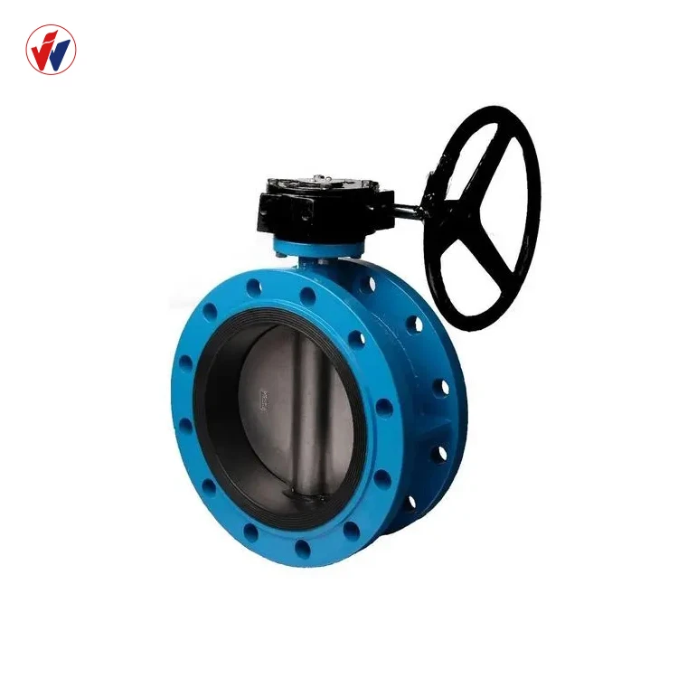 Cast Iron Body 304 Disc  Rubber Seal Water Stop Quarter Turn Valve butterfly Valve Cast Valve