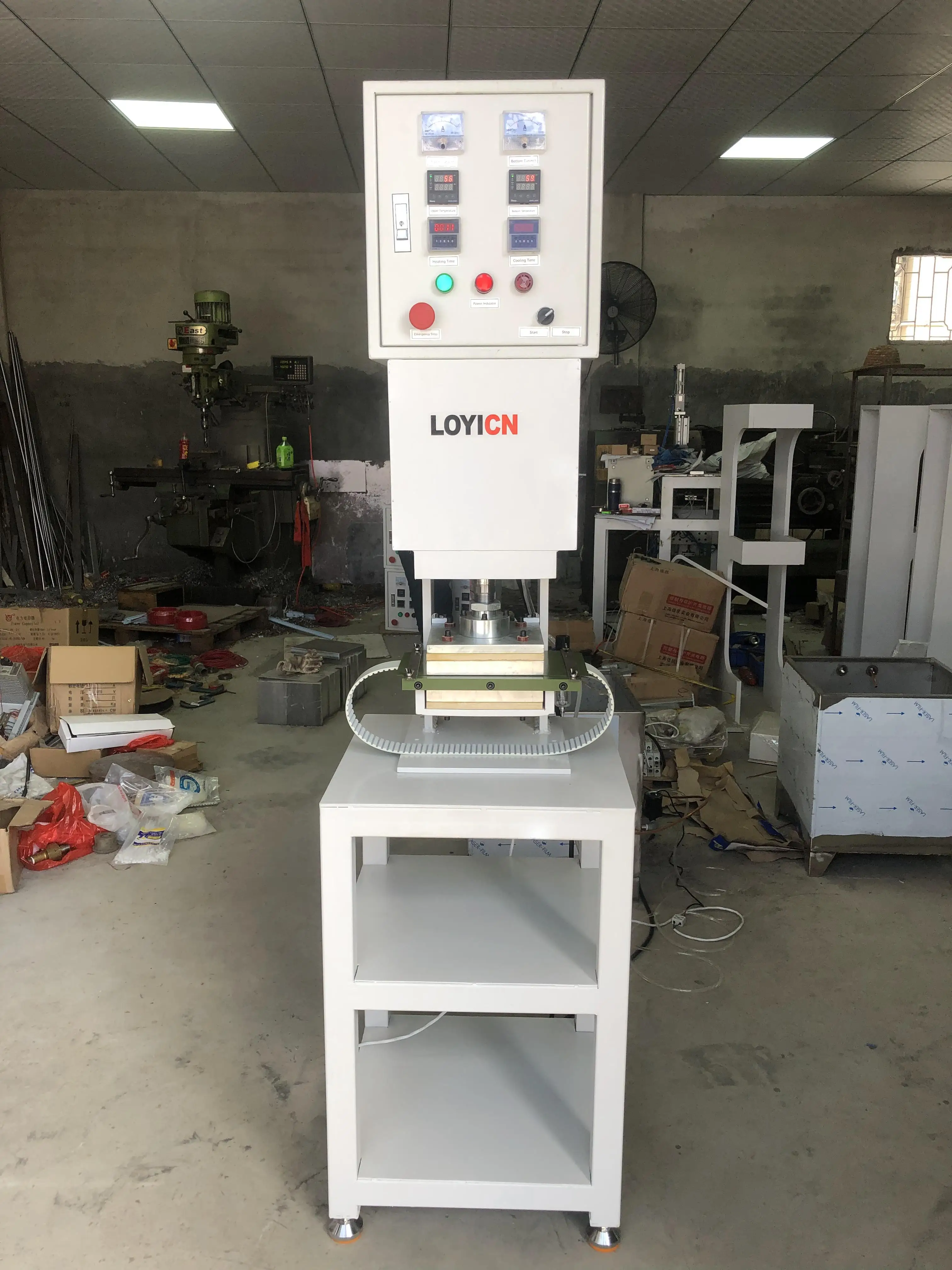 LOYICN China Manufacture Heater Welding Joint Press Machine For T5 T10 AT5 AT10 H8M H14M PU Conveyor Timing Belt